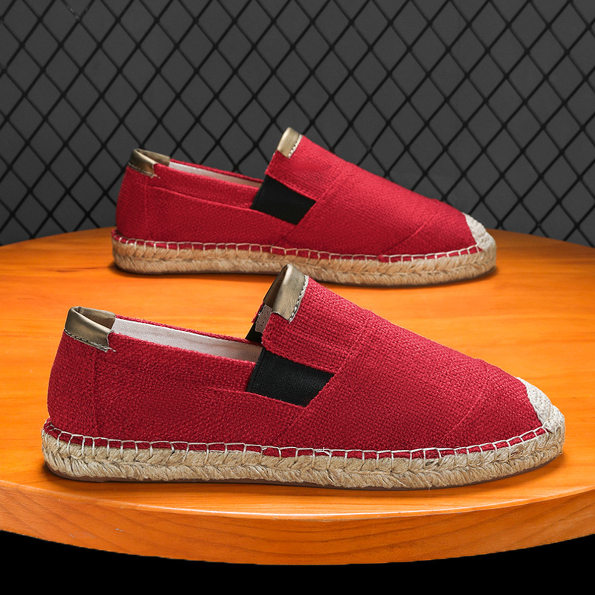 Espadrille Slip On - 2025 신상 남성 린넨 캐주얼 신발
