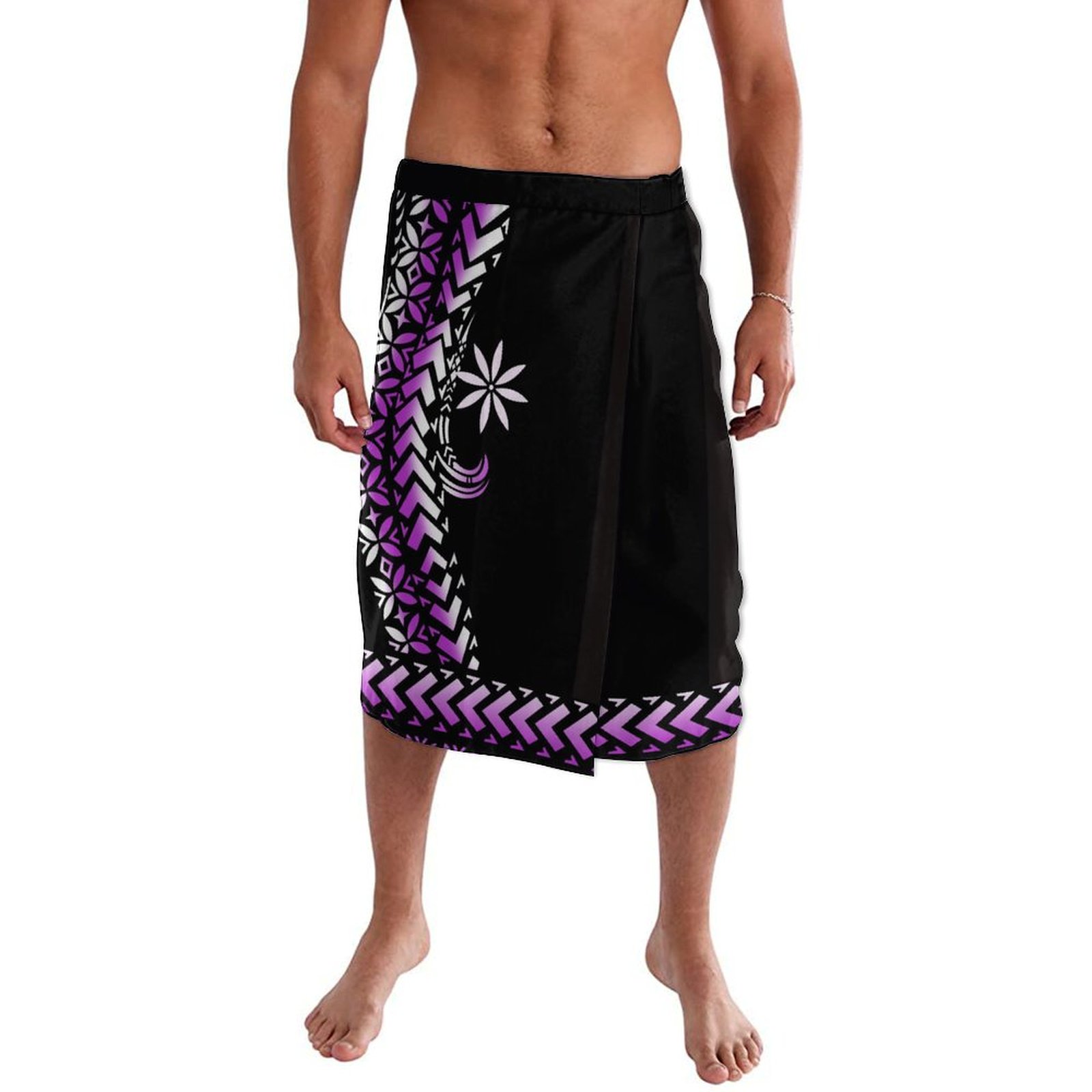 하이 퀄리티 폴리네시안 디자인 프린트 캐주얼 앞치마,  - Sarong Men Wrap 리뷰 및 가격