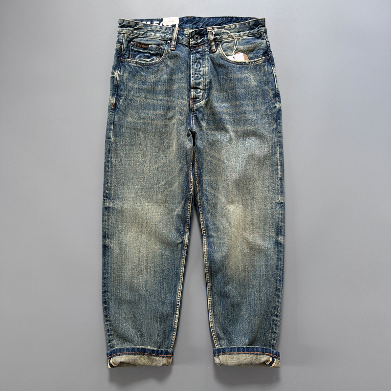 13.5온스 남성용 일본산 인디고 블루 셀비지 스트레이 - Levis Jeans 501 리뷰 및 가격