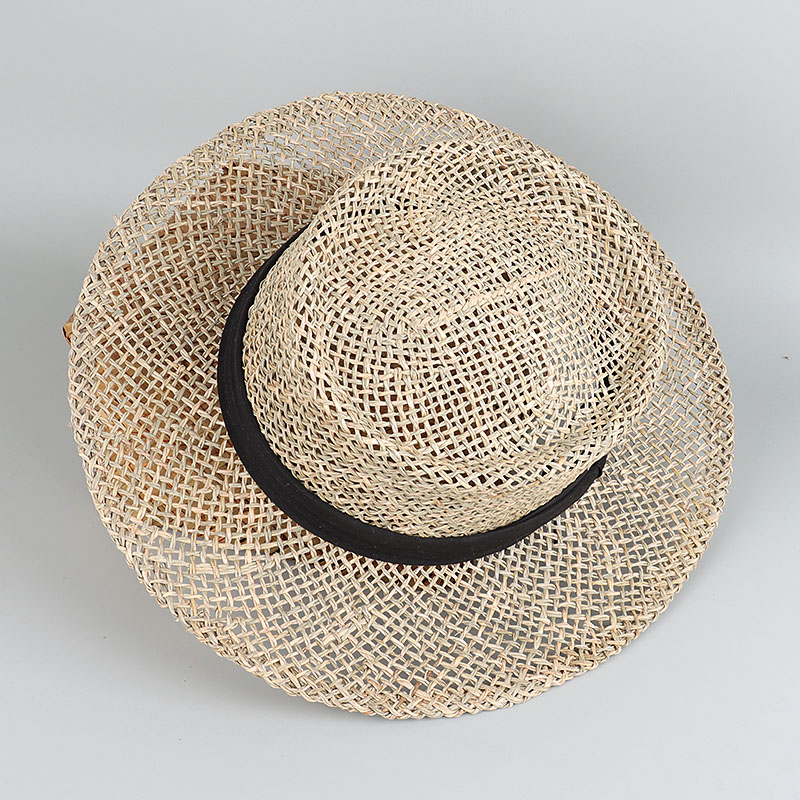 100% 천연 잔디 파나마 해변 태양 모자 여자 여름  - Bucket Hat Straw 리뷰 및 가격
