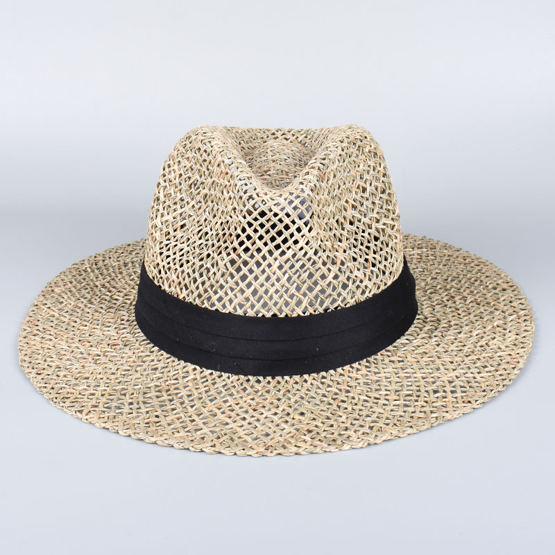 100% 천연 잔디 파나마 해변 태양 모자 여자 여름  - Bucket Hat Straw 리뷰 및 가격