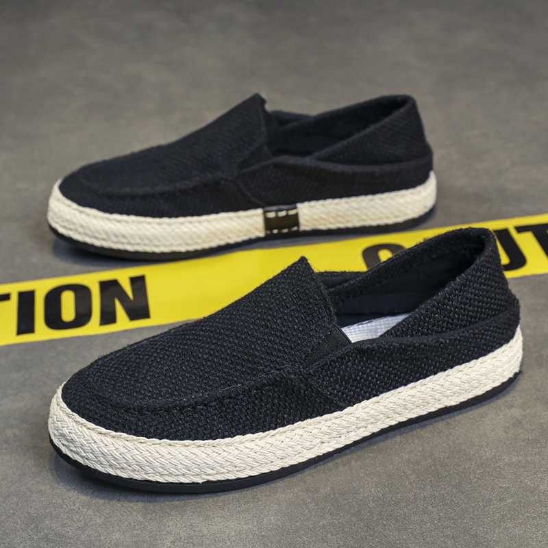 가벼운 남성용 에스파드리유 슬립온 스니커즈 편안한 면  - Espadrille Slip On 리뷰 및 가격