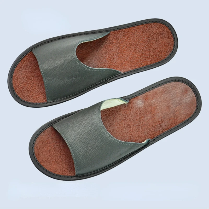 XIHAHA 여름 패션 소 가죽 정품 가죽 슬리퍼 남자 - Flip Flop Leather Men 리뷰 및 가격