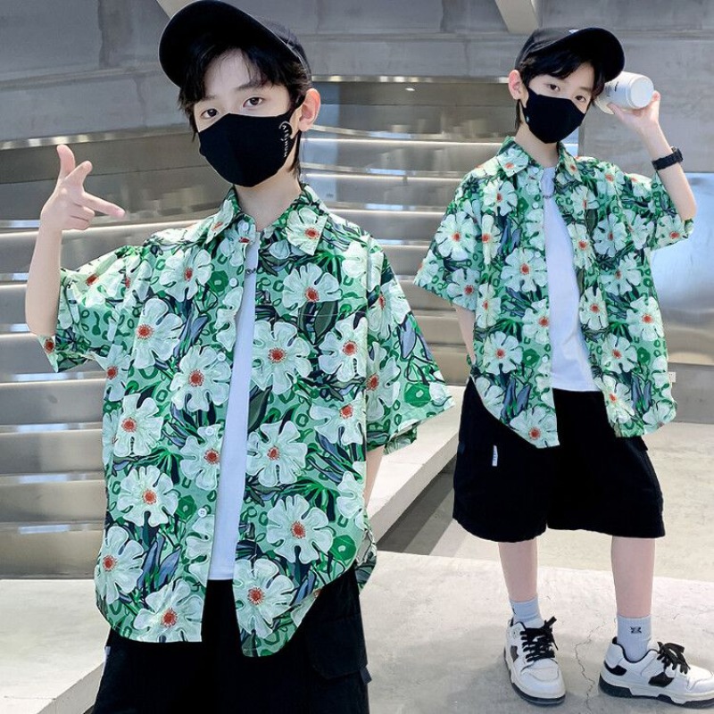 남아 플로럴 셔츠 여름 세트 2026 HK 스타일 비치 - Resort Shirt Floral 리뷰 및 가격