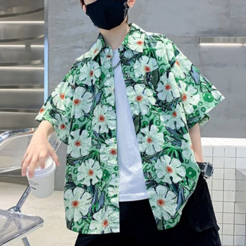 남아 플로럴 셔츠 여름 세트 2026 HK 스타일 비치 - Resort Shirt Floral 리뷰 및 가격