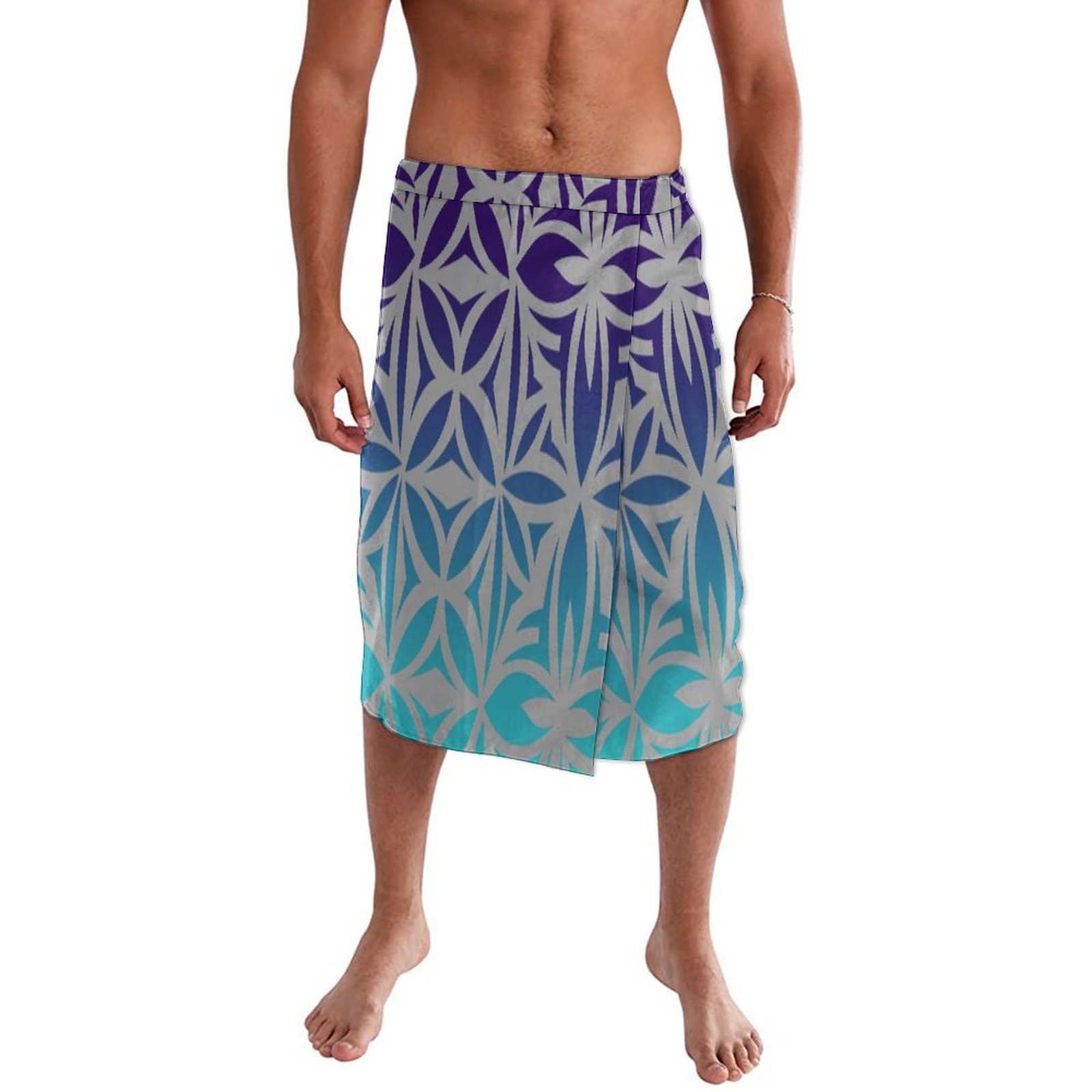 폴리네시아 섬 맞춤형 남성용 부드럽고 통기성 좋은 미드 - Sarong Men Wrap 리뷰 및 가격