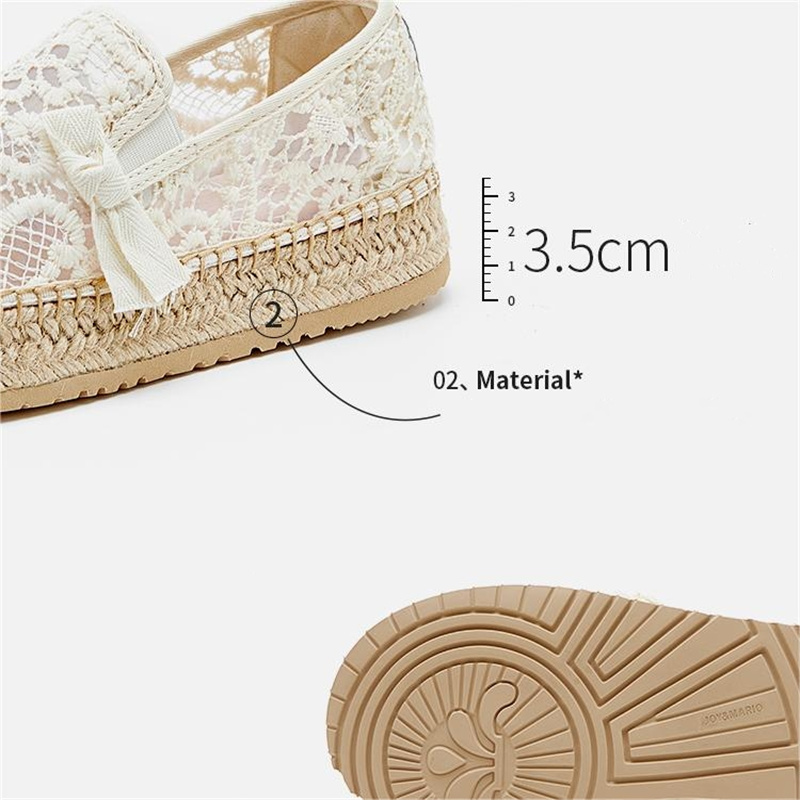 조이 앤 마리오 플랫폼 여성 로퍼, 어부 신발, 레이스 - Espadrille Slip On 리뷰 및 가격