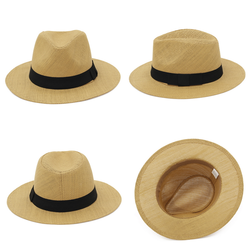 여름 밀짚 파나마 모자 여성 남성용 넓은 챙 야외 자외 - Bucket Hat Straw 리뷰 및 가격