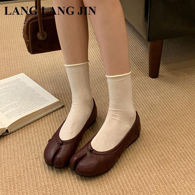 스프링 스플릿 토 여성 발레 플랫 패션 타비 슈즈 캐주 - Espadrille Slip On 리뷰 및 가격