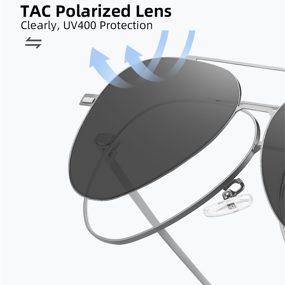 VIVIBEE 항공 자기 편광 클립 선글라스 파일럿 남 - Sunglasses Aviator Polarized 리뷰 및 가격