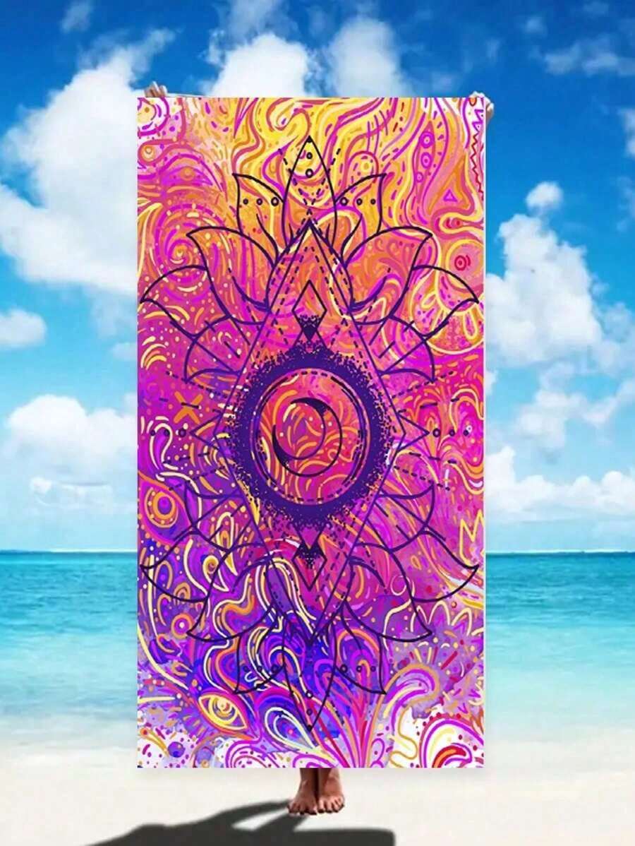 초흡수성 속건성 250gsm 별이 빛나는 하늘 또는 만 - Beach Towel Large 리뷰 및 가격