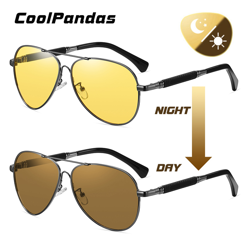 CoolPandas 항공 선글라스 남자 편광 된 광 변 - Sunglasses Aviator Polarized 리뷰 및 가격
