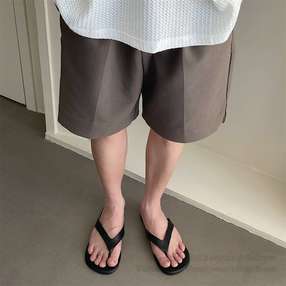 빈티지 스타일 소가죽 클립온 플립플랍 남성 여름 신상  - Flip Flop Leather Men 리뷰 및 가격